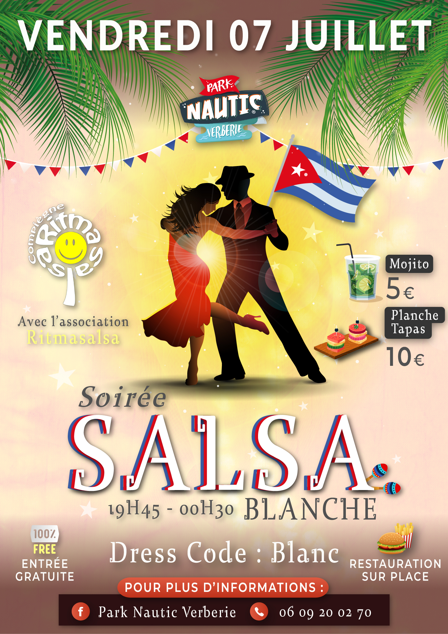 Soirée Blanche Salsa cubaine