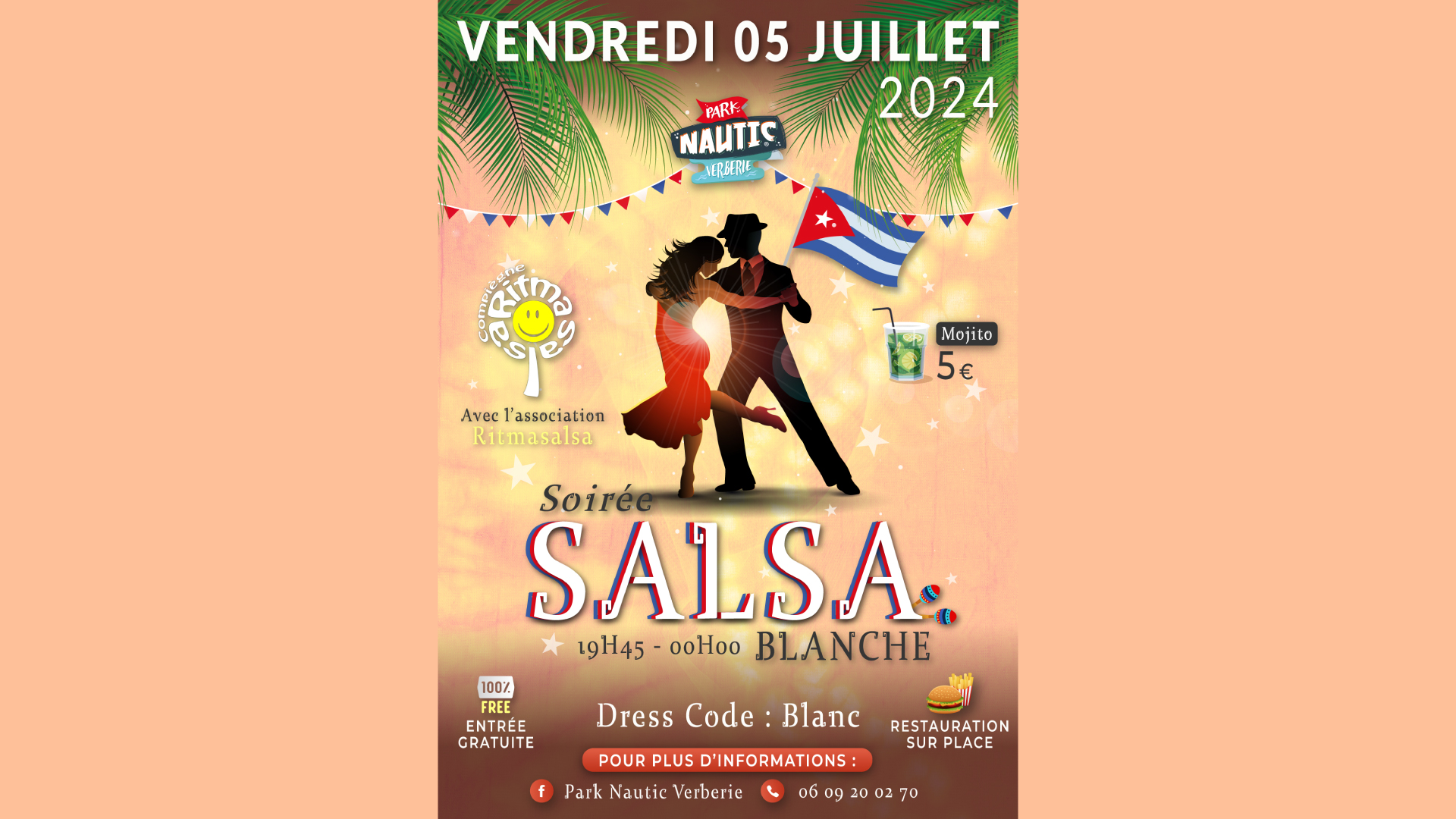 Soirée Blanche Salsa cubaine